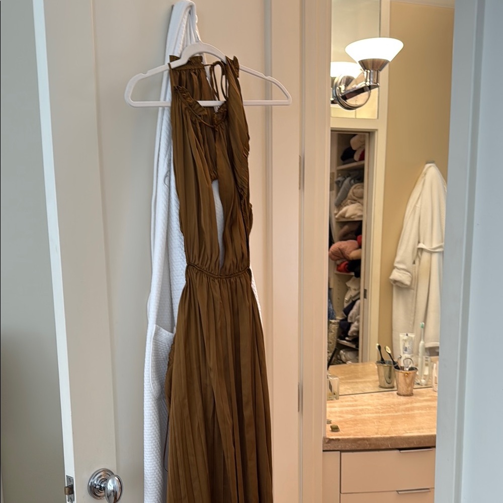 Zara Chic Tan Blouse